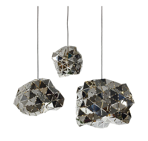 Moderne chrome <span class=keywords><strong>pierre</strong></span> métal fantaisie lustre E27 base pendentif lumière lampes pour <span class=keywords><strong>le</strong></span> <span class=keywords><strong>café</strong></span> de restaurant - Product Image 6