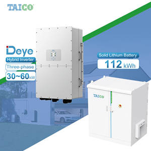Affidabile <span class=keywords><strong>Inverter</strong></span> Ibrido Trifase ad Alta Tensione Deye da <span class=keywords><strong>30KW</strong></span> 50KW 60KW per Sistema Solare con Batteria Esterna da 100kWh per Accumulo Energetico Industriale - Product Image 1