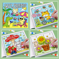 Livres de coloriage personnalisés pour enfants, animaux de dessin animé, monstres, princesses et thèmes sous-marins, livre d'apprentissage de la peinture amusant