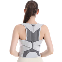 Ceinture de soutien lombaire professionnelle réglable, respirante, confortable et durable pour le bureau et l'usage quotidien – Correcteur de posture dorsal
