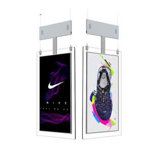 Pantalla Digital de Señalización para Interiores de 55 Pulgadas, de Doble Cara, Alta Luminosidad, Lista para 4K, Android, para Montaje en Techo, Ideal para Escaparates y Centros Comerciales - Product Image 1