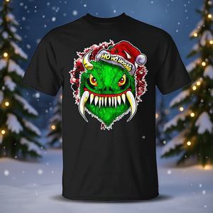 Maglietta natalizia Hodag Holiday Monster nera da uomo taglia grande - Product Image 3
