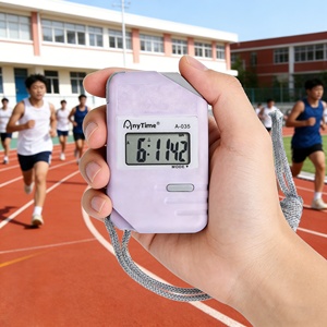 Chronomètre numérique portable à grand écran, mode tour par tour et temps partiel, étanche, en ABS, pour entraîneurs, enseignants, enfants, natation - Product Image 6