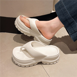 Summer Fashion Soft Thick Bottom <strong>Flip</strong> <strong>Flops</strong> Women Height Increasing 6cm Beach Sandals <strong>Flip</strong>-<strong>flops</strong> EVA <strong>Flip</strong>-<strong>flop</strong> Slipper - Product Image 2