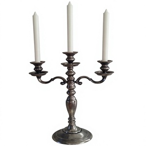Portavelas Metálico de Venta Caliente para Decoración del Hogar, Soporte Moderno para Velas de Mesa, Resistente al Calor y Duradero - Product Image 1