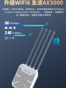 Router Puente de Alta Potencia para Exteriores WAVLINK Rui, WiFi6 de Doble Banda, Resistente al Agua, Señal de Alta Cobertura, Transmisión de 1 km, Alimentación POE - Product Image 4