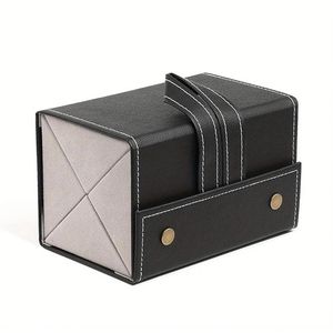 Estuche Organizador de Gafas de Sol de Cuero con Compartimentos para Exhibición de Lentes, Accesorio para Hombres y Mujeres - Product Image 4