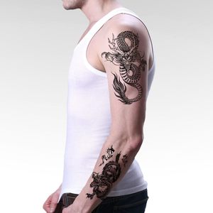Sư <span class=keywords><strong>T</strong></span>ử Bộ Lạc Rồng Đen Màu Sắc Bình Thường Hình Xăm <span class=keywords><strong>T</strong></span>ạm Thời Dán Cơ Thể Cánh Tay Sticker <span class=keywords><strong>T</strong></span>ùy Chỉnh In <span class=keywords><strong>T</strong></span>ạm Thời Nghệ Thuậ<span class=keywords><strong>t</strong></span> Cơ Thể - Product Image 6