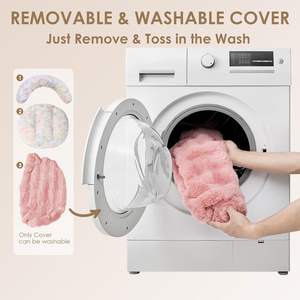 Cama para Mascotas de Primera Calidad, Anti-Ansiedad, Lavable, Cálida, Suave, Tipo Burbuja, para Perros Grandes, para Uso en Interiores, Invierno - Product Image 4