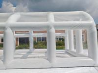 Tente gonflable transparente en PVC dôme transparent tente d'événement gonflable blanche géante fête en plein air abri gonflable personnalisé commercial
