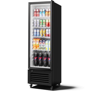 Refrigerador Comercial con Puerta de Vidrio Individual para Exhibición Bajo Mostrador, Enfriador de Bebidas para Bares y Tiendas, Almacenamiento de Bebidas - Product Image 4