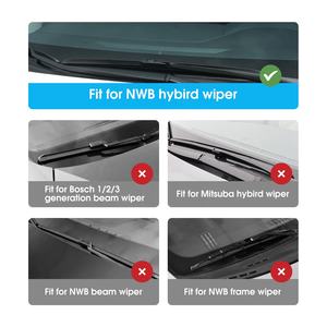 ASLAM <span class=keywords><strong>DR</strong></span> FRONT WINDSHIELD WIPER RUBBER INSERTSトヨタ用リフィル - Product Image 6