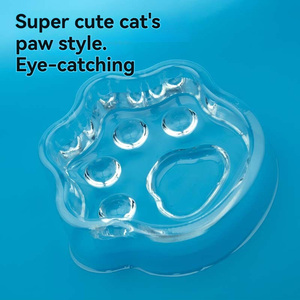 Cross-border Best-selling Disposable Round Outdoor Pet <strong>Bowl</strong> For Cats And <strong>Dogs</strong> Lightweight Recyclable Plastic Feeding Wholesale - Product Image 2