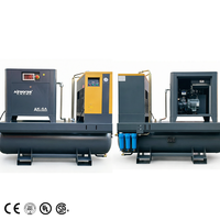 Compresseur d'air à vis Airhorse 7,5 kW-22 kW, compresseur d'air à vis portable 4-en-1, compresseur d'air à vis 2-en-1 PM VSD