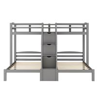 Litera Triple de Madera para Adultos y Niños con Almacenamiento a Precio Económico