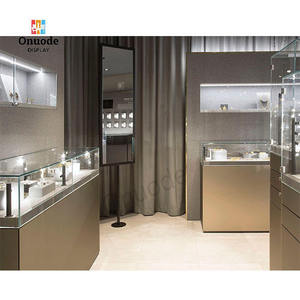 Custom Luxury <b>Watch</b> Store Display Furniture Solution with LED Lighting and Full Set Display for Shopping Malls - Product Image 3