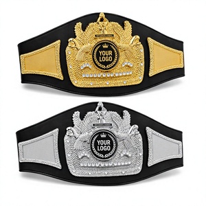 Ceinture de championnat personnalisée en cuir et laiton pour Taekwondo, Karaté, MMA, Lutte, Boxe, qualité supérieure, poids lourd - Product Image 1