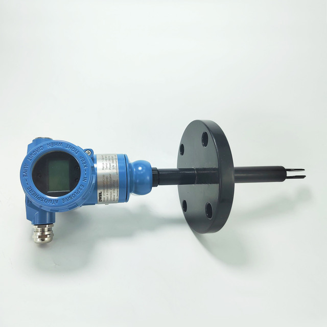 DWEL DTS500 PTFE Tuning Fork Acid Alkali Densimeter 0-3g/cm3 High Accuracy Stainless Steel 4-20mA RS485 Density Meter