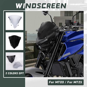 Deflector de Viento XXUN para Motocicleta, Parabrisas y Cúpula para Yamaha MT-03 MT-25 <span class=keywords><strong>MT03</strong></span> MT25 2020 2021 <span class=keywords><strong>2022</strong></span> 2023 2024 - Product Image 2