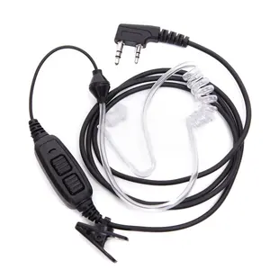 Headset para baofeng UV-82 UV-82 UV-82HP, walkie talkie, tubo acústico duplo ptt air UV-82HX GT-5TP