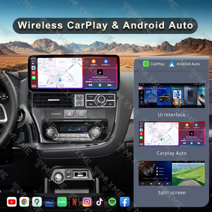 Lecteur <span class=keywords><strong>DVD</strong></span> de voiture avec écran tactile GPS WiFi Android 12,3 pouces, radio multimédia, Carplay pour MITSUBISHI <span class=keywords><strong>OUTLANDER</strong></span> 2014 - Product Image 3