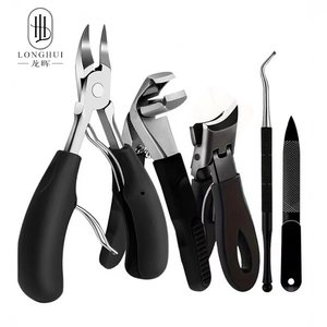 Set di 5 Pezzi Longhui Portatile Universale per Manicure e Pedicure, con <span class=keywords><strong>Tronchesino</strong></span> a Becco d'Aquila, Strumento per Tagliare Unghie dei Piedi, Forbici per Unghie - Product Image 1