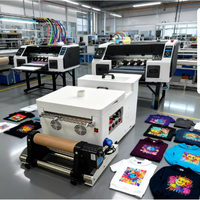 Imprimante DTF Tuhao 60 cm de largeur à 8 têtes Epson, production industrielle pour T-shirts/vêtements de sport, fonctionnement automatique, garantie 1 an