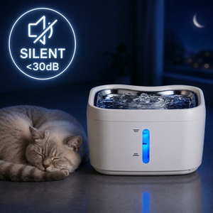 <span class=keywords><strong>Fontaine</strong></span> à <span class=keywords><strong>eau</strong></span> <span class=keywords><strong>pour</strong></span> animaux de compagnie en acier inoxydable 304 silencieuse de 2,5 L avec USB, distributeur d'<span class=keywords><strong>eau</strong></span> <span class=keywords><strong>pour</strong></span> chats et animaux de compagnie, vente en gros sur mesure - Product Image 4