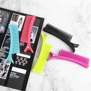 Multi-Functional <strong>Fashion</strong> Plastic Ironing Dyeing Tool for Salon Use Hair Clip <strong>Comb</strong> Bangs Positioning No Trace Partitioning - Product Image 6