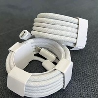 Câble USB-C tressé 240W 2M, câble de charge rapide de type C, cordon de charge pour iPhone 15 16Pro Max 17 iPad Pad Mac Bok