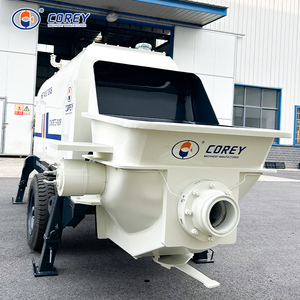 Trailer <b>Concrete</b> <b>Pump</b> 40M3H Diesel Engine for Building Construction PLC Control <b>Concrete</b> <b>Pump</b> - Product Image 5