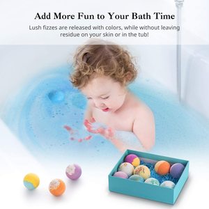 <span class=keywords><strong>Bombe</strong></span> de bain naturelle et biologique faite à la main avec des bulles riches et de multiples couleurs, bombes de bain pour femmes et enfants, cadeau - Product Image 2