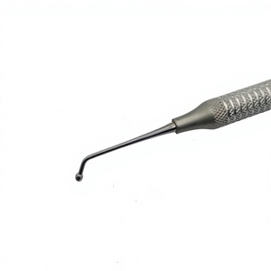 Ensemble de polisseurs dentaires manuels en acier inoxydable, poignée moletée, instrument chirurgical de classe I, couleur argent, double extrémité - Product Image 3