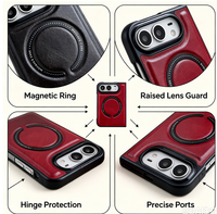 Nouvelle arrivée, étui de protection pour 18 Ultra Fold, antichoc, ultra-fin, anti-traces de doigts, PC + cuir, coque de téléphone portable