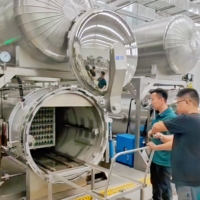Nouvelle machine de stérilisation alimentaire SHENGHE, autoclave en acier inoxydable 304, contrôle automatique, haute efficacité pour fruits en conserve et pulvérisation