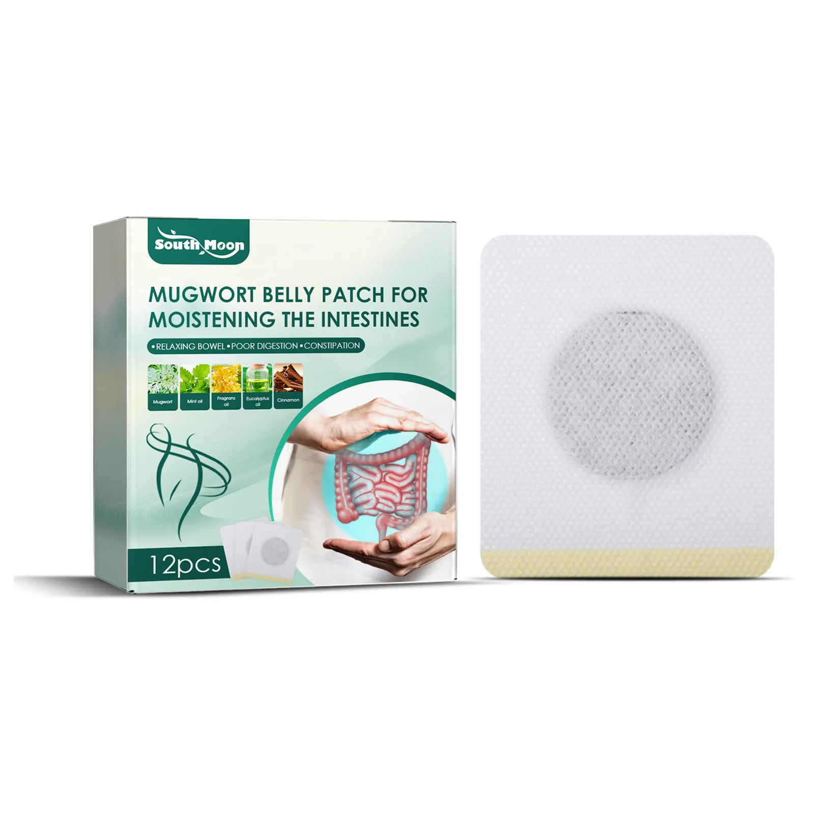 Großhandel South Moon Natural Extraction Defacecation Erreichen Body Shaping Patch Abnehmen Aufkleber