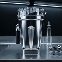 Blender électrique NFC Ideagree, incassable, sans BPA, 2 L (64 oz), avec pot en acier inoxydable 304 pour Vitamix