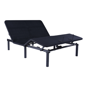 Sommier de lit réglable rembourré confortable avec massage, télécommande sans fil, ensemble de chambre intelligent, mobilier de luxe - Product Image 1