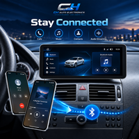 Lecteur DVD de voiture pour Mercedes Benz Classe C NTG4.0 2008-2010, écran 10.25/12.3/12.8 pouces, Android Auto, GPS Navigation