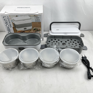 2-<b>Compartment</b> Stainless Steel <b>Lunch</b> <b>Box</b> Leakproof & Durable Ideal for Office/School Eco-Friendly & Reusable Electric KL01004 - Product Image 6