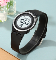 Jam Tangan Digital Sport Chronograph SKMEI Logo Kustom untuk Anak Laki-laki dengan Fitur Tahan Air dan Alarm, Dial ABS, Tali Plastik untuk Pria