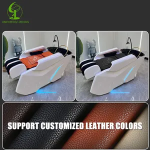 Professional Manufacturing Beauty Salon Hair Washing Chair Electric Massage Table Head Spa Shampoo Bed
