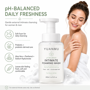 Nettoyant <span class=keywords><strong>intime</strong></span> hydratant pour <span class=keywords><strong>homme</strong></span> et femme, formule à base d'aloe vera et de probiotiques doubles, contrôle des odeurs, pH équilibré - Product Image 2