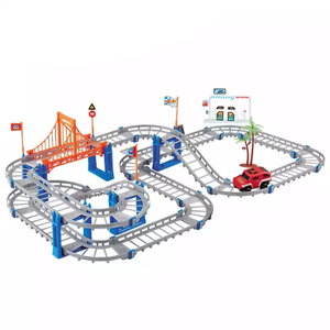 Commercio all'ingrosso di Plastica Automotrice Serie Mini Car Racing Pista Elettrica Per Bambini - Product Image 2