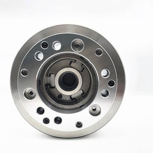 Mandril Hidráulico de Tres Mordazas Chung-Shih 568101215 Pulgadas, Cuerpo Totalmente de Acero, Apto para Tornos, Estándar Taiwanés, Potencia Hidráulica Totalmente de Acero - Product Image 4