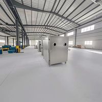 Machine de lyophilisation industrielle 300-500 kg/lot pour la transformation alimentaire, en acier inoxydable SUS304, 380V avec pompe à vide Bitzer/Leybold