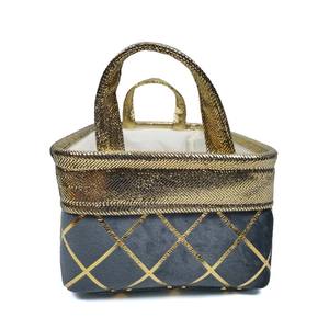 Panier de rangement rectangulaire <span class=keywords><strong>en</strong></span> <span class=keywords><strong>toile</strong></span> de taille personnalisée élégant <span class=keywords><strong>en</strong></span> or - Panier à linge avec poignées Roues Utilisation domestique Style sac - Product Image 4