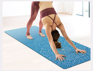 Esterilla de <span class=keywords><strong>Yoga</strong></span> de goma de ante plegable-Libro-Delgado para viajes, cabe en el bolsillo lateral de la mochila - Product Image 4