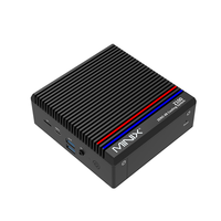 MINIX NEO Z100-0db Intel Alder N100 Mini PC para Juegos, RAM de 16 GB, SSD de 512 GB, Computadora sin Ventilador, Wifi6, BT5, DDR4, Windows 11 Pro