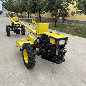 Tiller rotatorio rotativo a mano trattore diesel <span class=keywords><strong>motozappa</strong></span> a 2 <span class=keywords><strong>ruote</strong></span> trattorino con aratro - Product Image 4